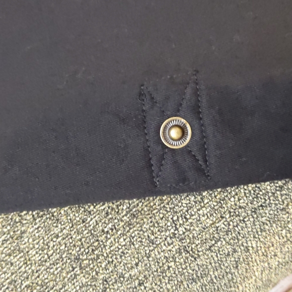 Lauren Ralph Lauren Button Up Shirt Field Shirt Black Long Sleeve Size Large - Picture 13 of 14